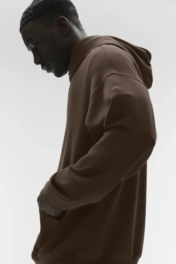 Double Take Kapüşonlu Sweatshirt - Espresso