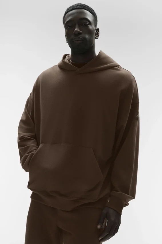 Double Take Kapüşonlu Sweatshirt - Espresso