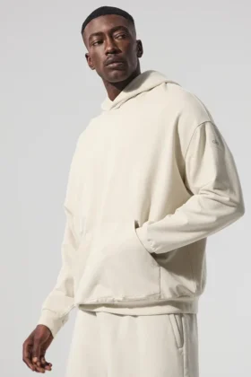 Double Take Kapüşonlu Sweatshirt – Kemik Rengi