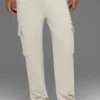 Double Take Kargo Pantolon - Kemik Rengi