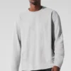 Double Take Uzun Kollu Crew - Atletik Heather Gri
