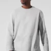 Double Take Uzun Kollu Crew - Atletik Heather Gri
