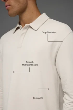 Double Take Uzun Kollu Polo – Kemik Rengi
