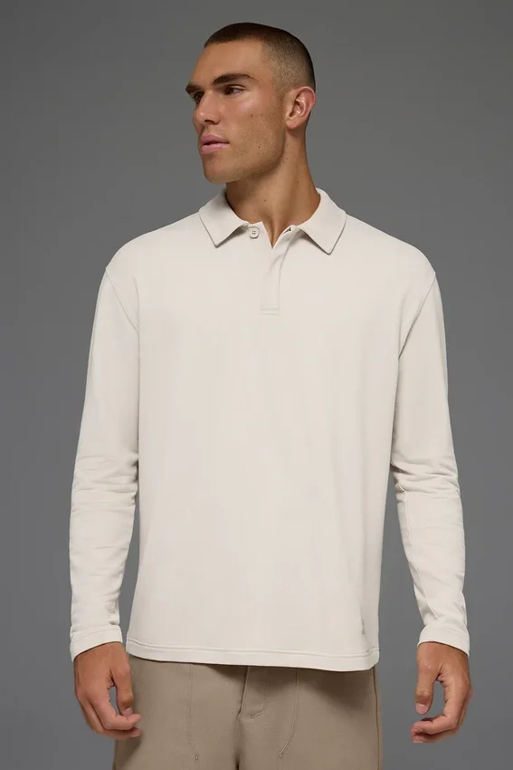 Double Take Uzun Kollu Polo - Kemik Rengi