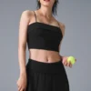 Doubles Only Sütyenli Tank Top - Siyah
