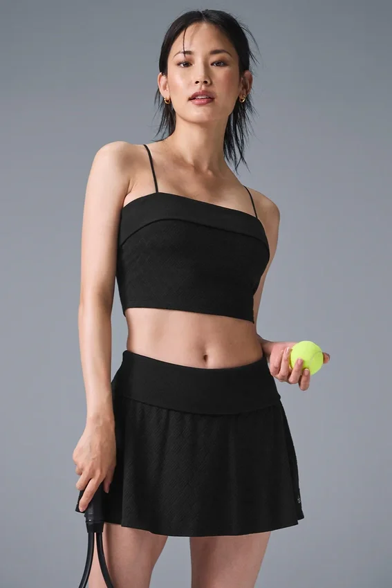 Doubles Only Sütyenli Tank Top - Siyah