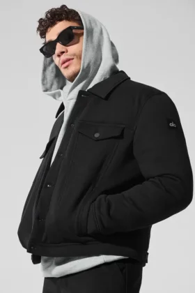 Ease Trucker Ceket - Siyah