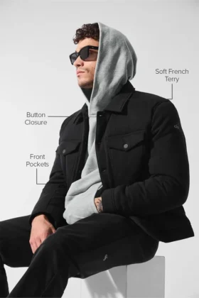 Ease Trucker Ceket – Siyah
