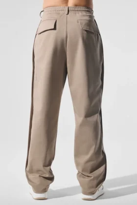 Edition Süet Dokulu Düz Paça Pantolon – Gravel