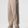 Edition Süet Dokulu Düz Paça Pantolon - Gravel
