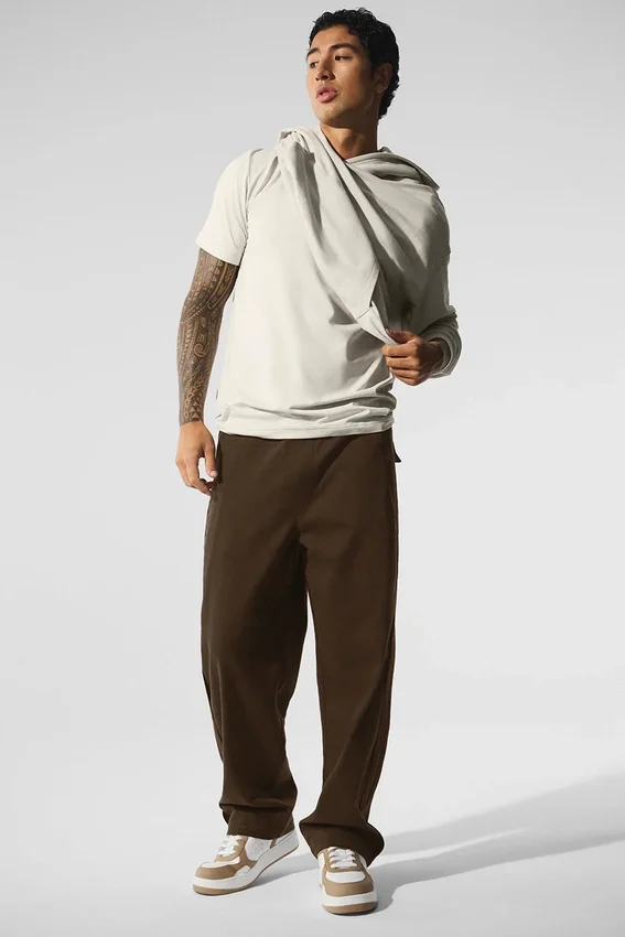 Edition Süet Düz Paça Pantolon - Espresso