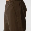 Edition Süet Düz Paça Pantolon - Espresso