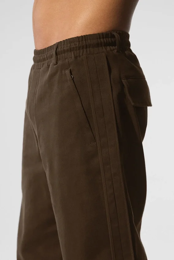 Edition Süet Düz Paça Pantolon - Espresso