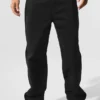 Edition Süet Düz Paça Pantolon - Siyah