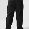 Edition Süet Düz Paça Pantolon - Siyah