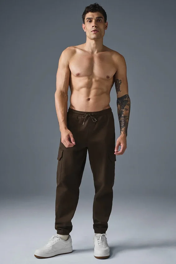 Edition Süet Jogger - Espresso