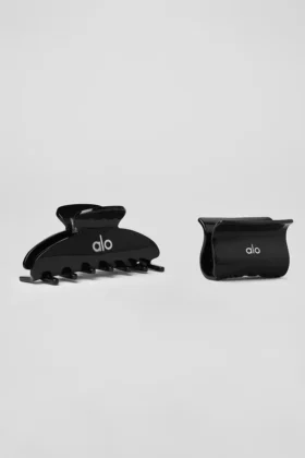 Effortless Claw Clip (2'li Paket) - Siyah