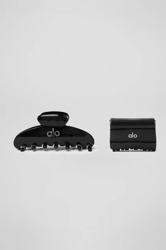 Effortless Claw Clip (2'li Paket) - Siyah