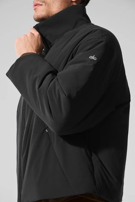 Esnek Dokuma Notable Ceket - Siyah