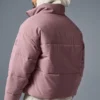 Esnek Dokuma Sokak Puffer - Woodrose