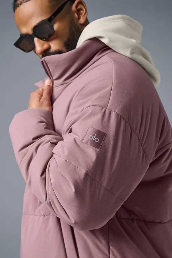 Esnek Dokuma Sokak Puffer - Woodrose