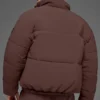 Esnek Dokuma Street Puffer - Brownstone