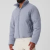 Esnek Dokuma Street Puffer - Sis