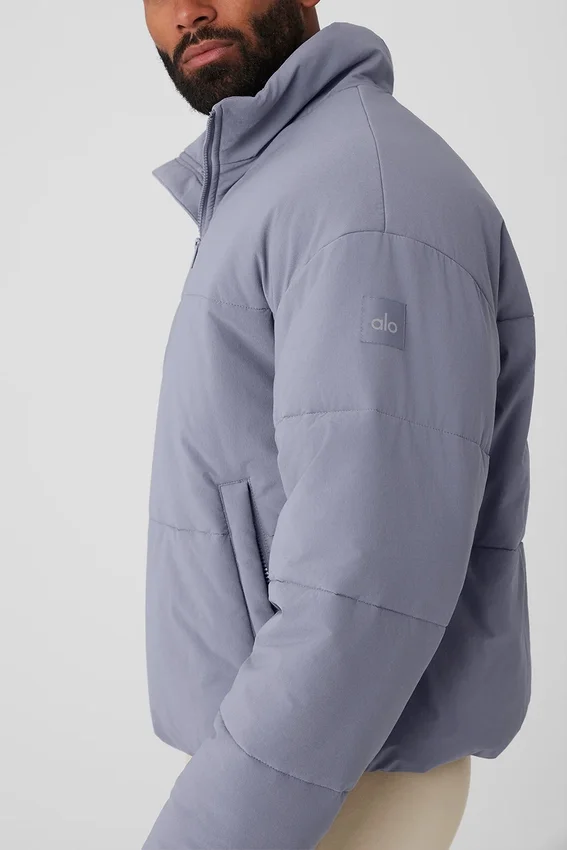 Esnek Dokuma Street Puffer - Sis