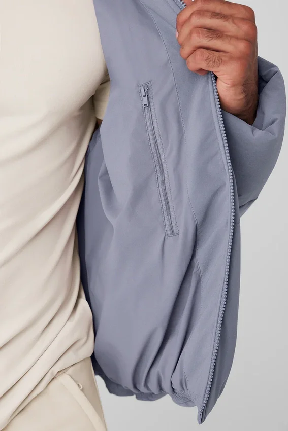 Esnek Dokuma Street Puffer - Sis