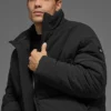 Esnek Dokuma Street Puffer - Siyah
