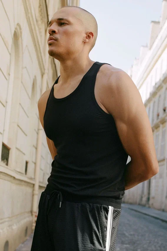 Everyday Modal Rib Tank - Siyah