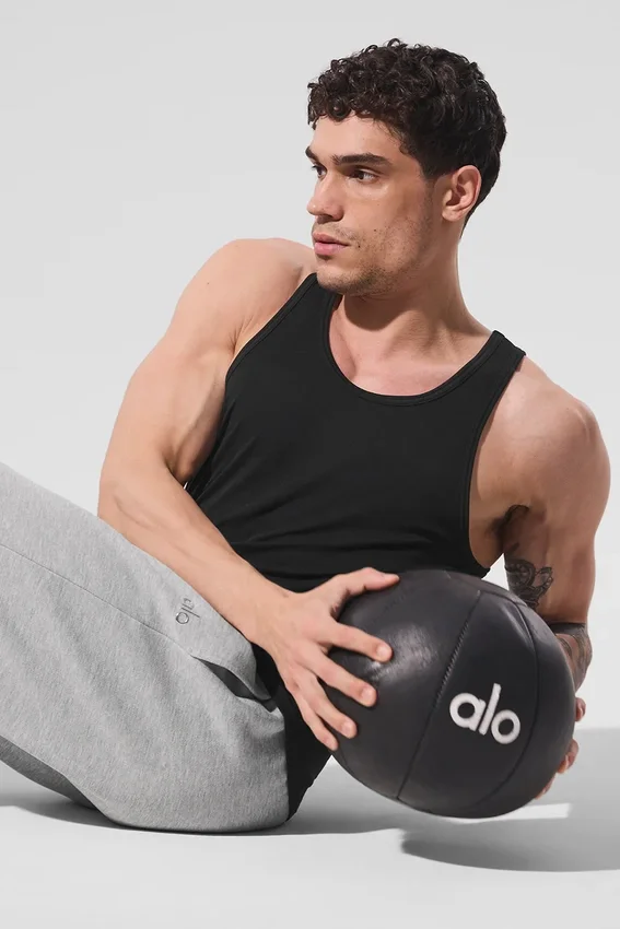 Everyday Modal Rib Tank - Siyah