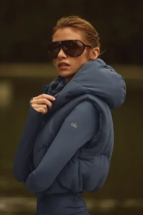 Fast Lane Puffer Yelek - Bluestone