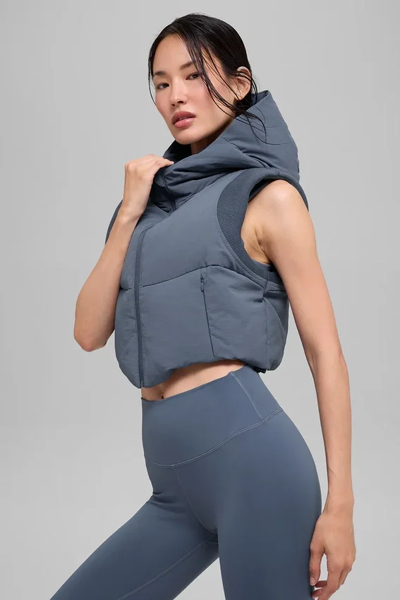 Fast Lane Puffer Yelek - Bluestone