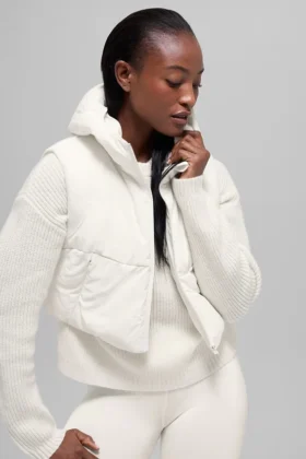 Fast Lane Puffer Yelek - Fildişi