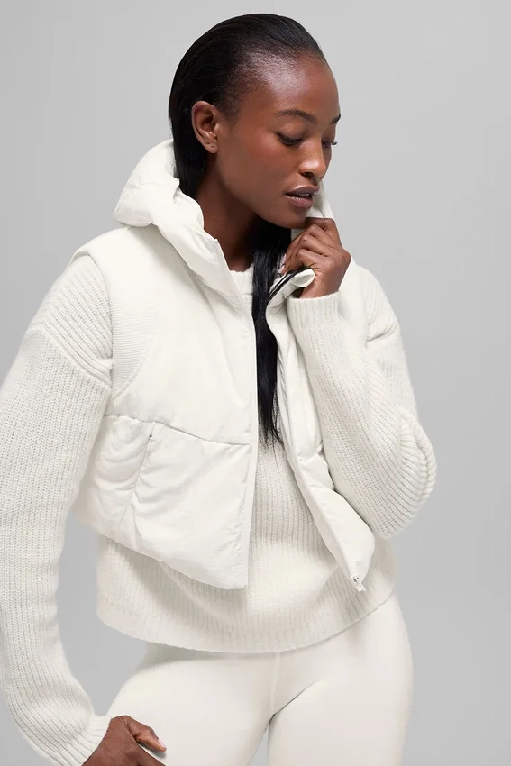 Fast Lane Puffer Yelek - Fildişi