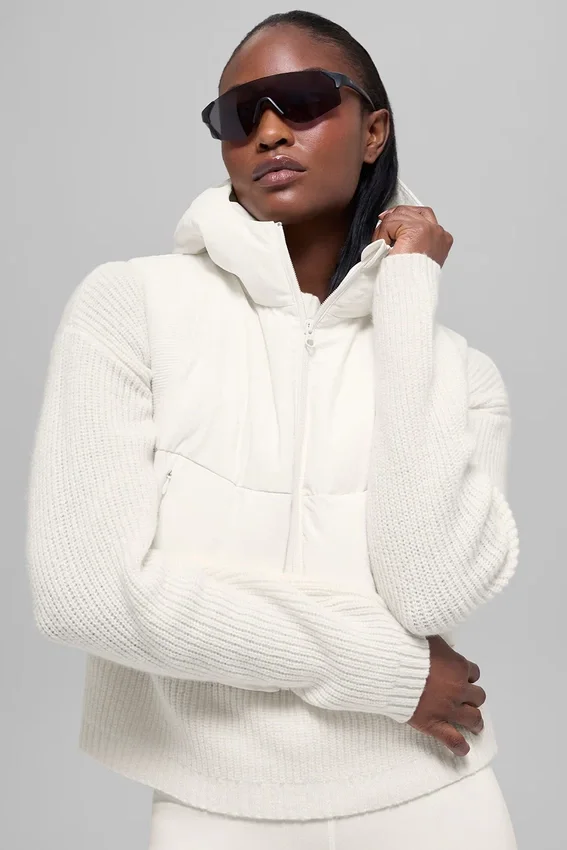 Fast Lane Puffer Yelek - Fildişi