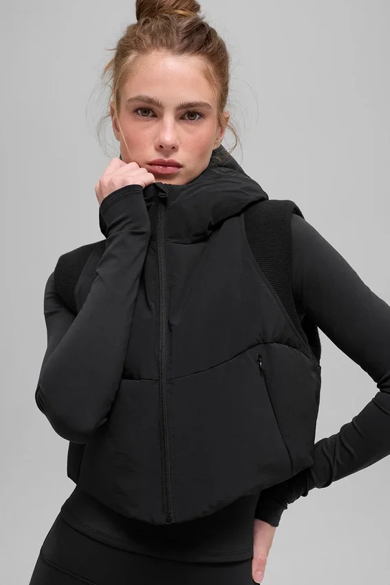 Fast Lane Puffer Yelek - Siyah