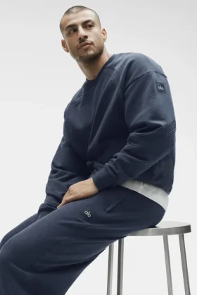 Field Bisiklet Yaka Sweatshirt - Lacivert