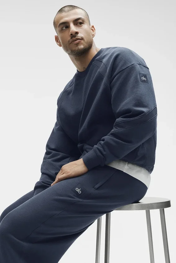 Field Bisiklet Yaka Sweatshirt - Lacivert