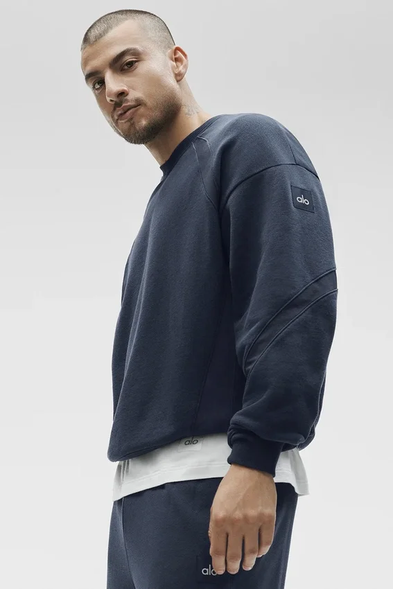 Field Bisiklet Yaka Sweatshirt - Lacivert