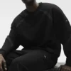 Field Bisiklet Yaka Sweatshirt - Siyah