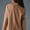 First-Class Blazer - Kavrulmuş Badem