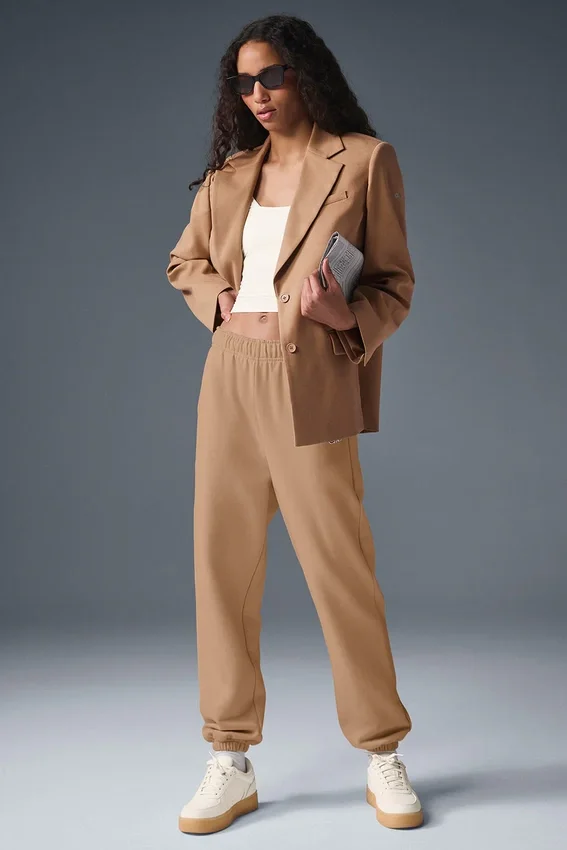 First-Class Blazer - Kavrulmuş Badem