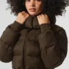 Foxy Puffer Ceket - Espresso