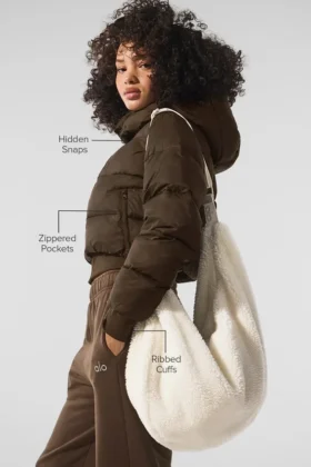Foxy Puffer Ceket – Espresso