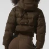 Foxy Puffer Ceket - Espresso