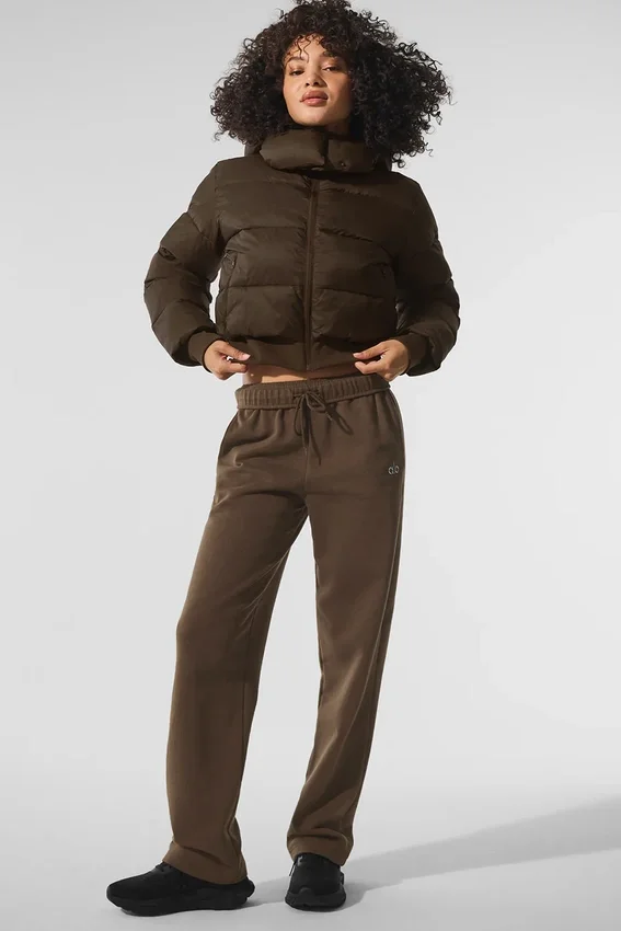 Foxy Puffer Ceket - Espresso