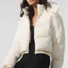 Foxy Puffer Ceket - Fildişi