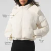 Foxy Puffer Ceket - Fildişi